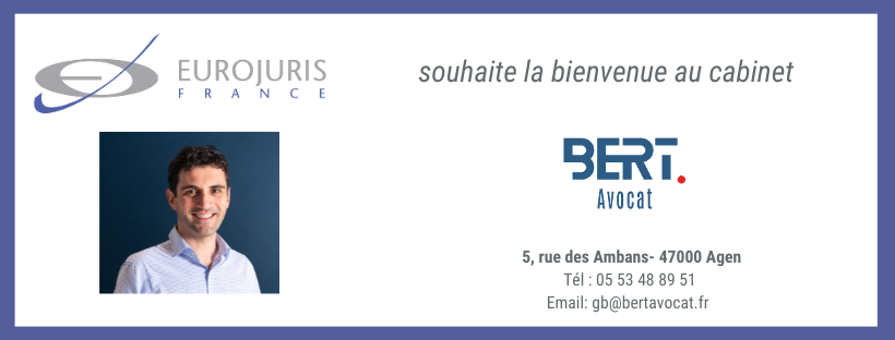 Adhésion Bert Avocat Agen