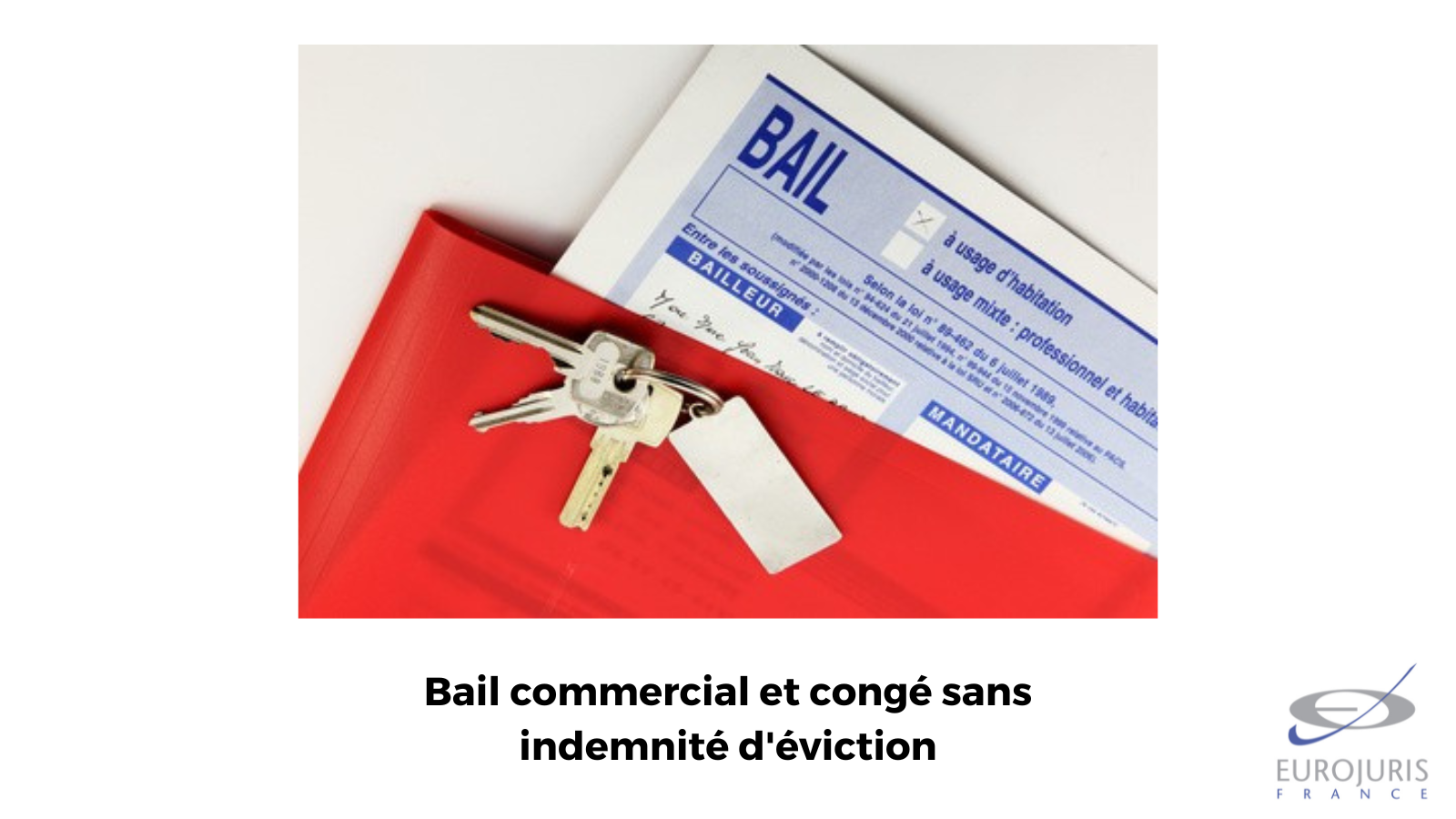 Bail commercial et congé sans indemnité d'éviction