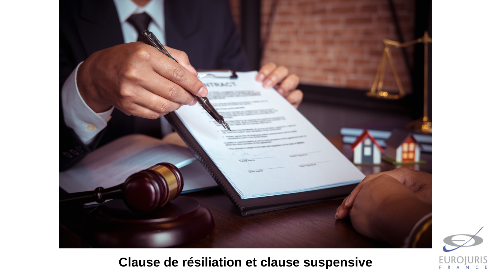 Clause de résiliation et clause suspensive