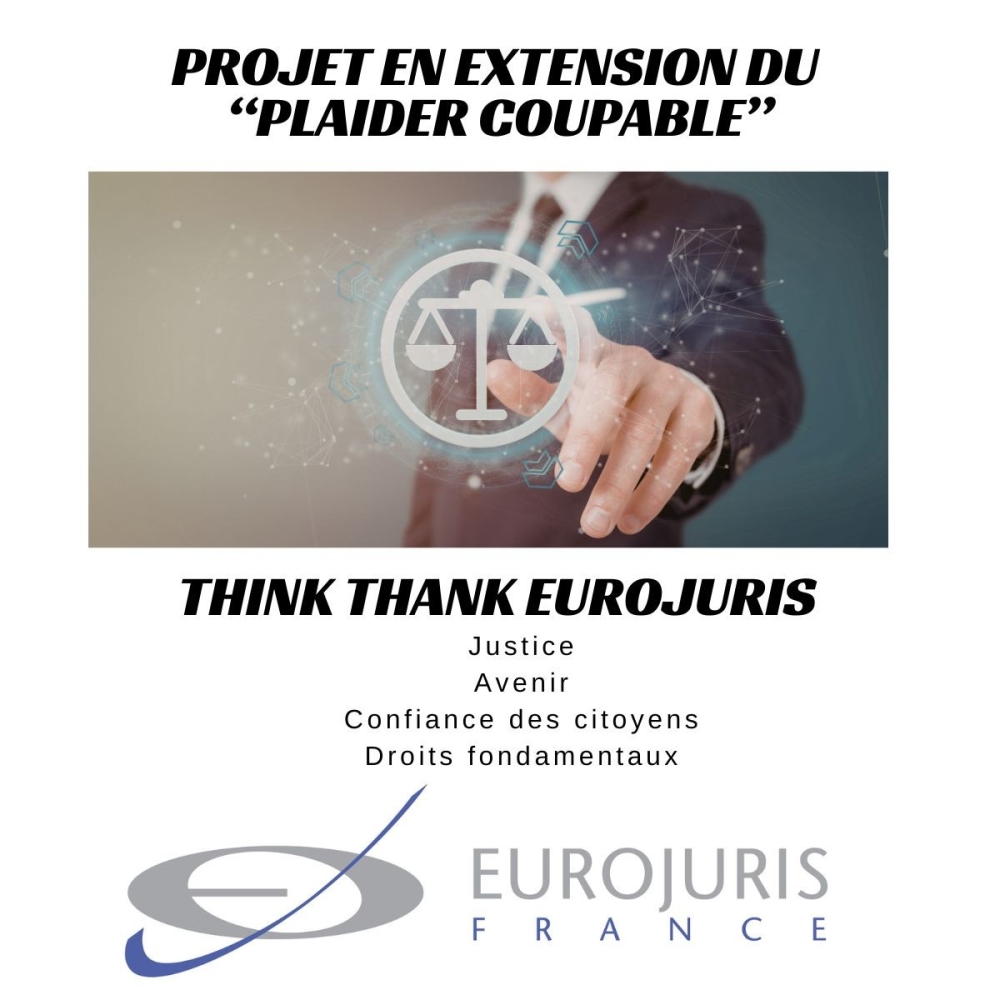 Communiqué de presse sur l'extension du plaider coupable