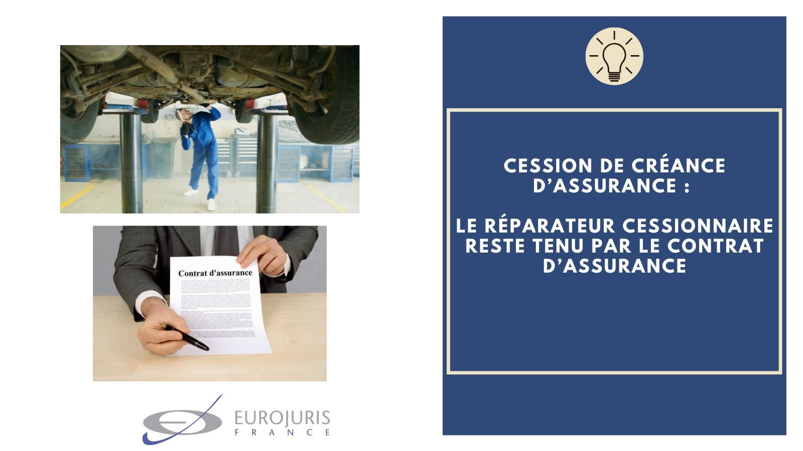 Cession créance assurance