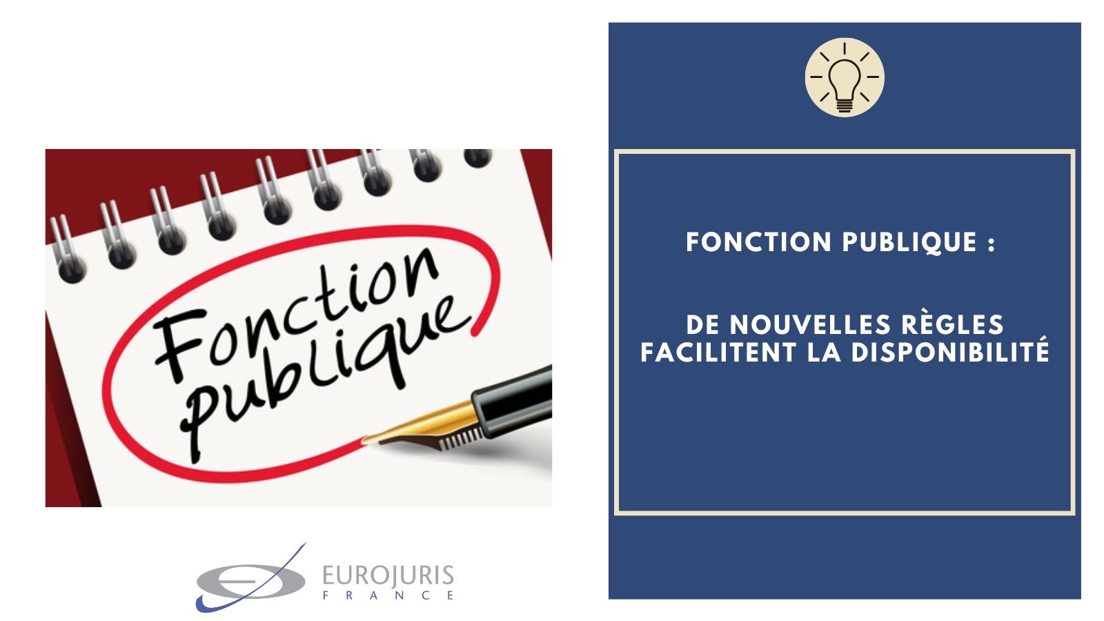 Disponibilité fonction publique