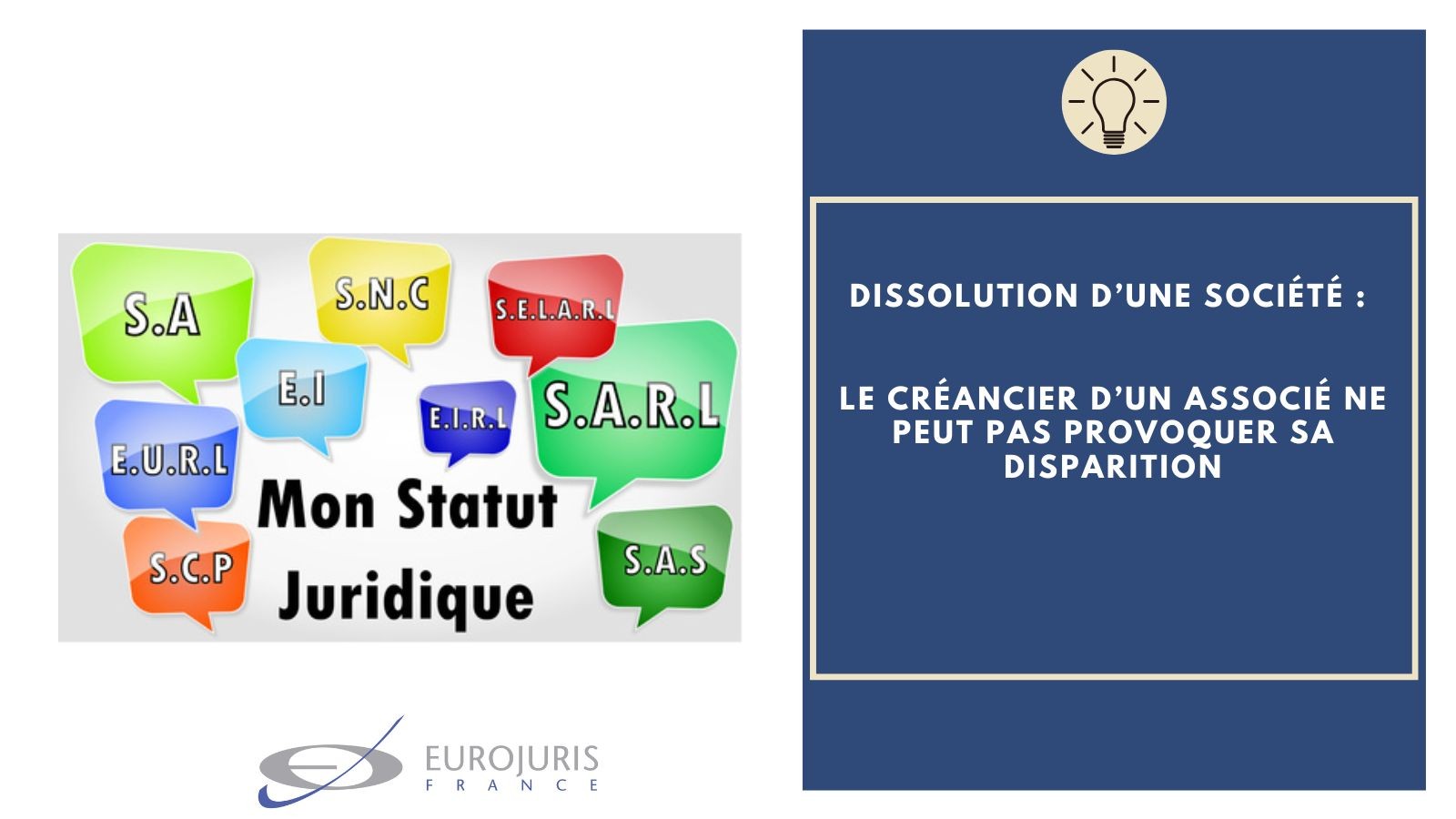 Dissolution société