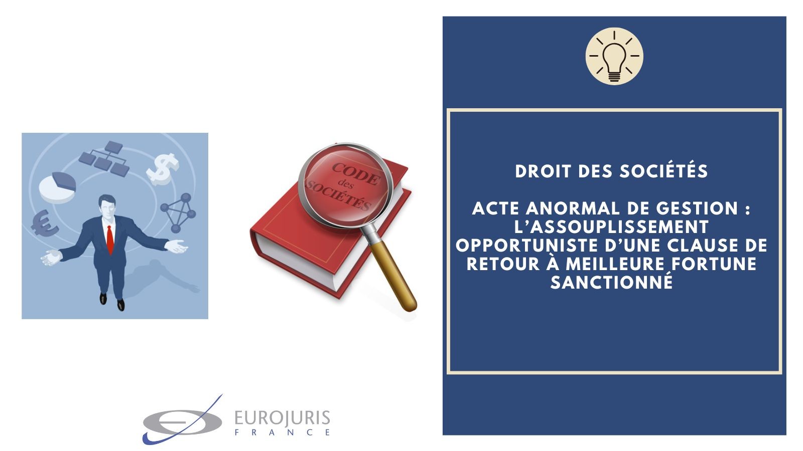 Droit des sociétés et acte anormal de gestion