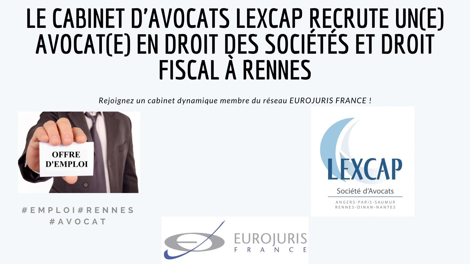 Offre d'emploi avocat Rennes