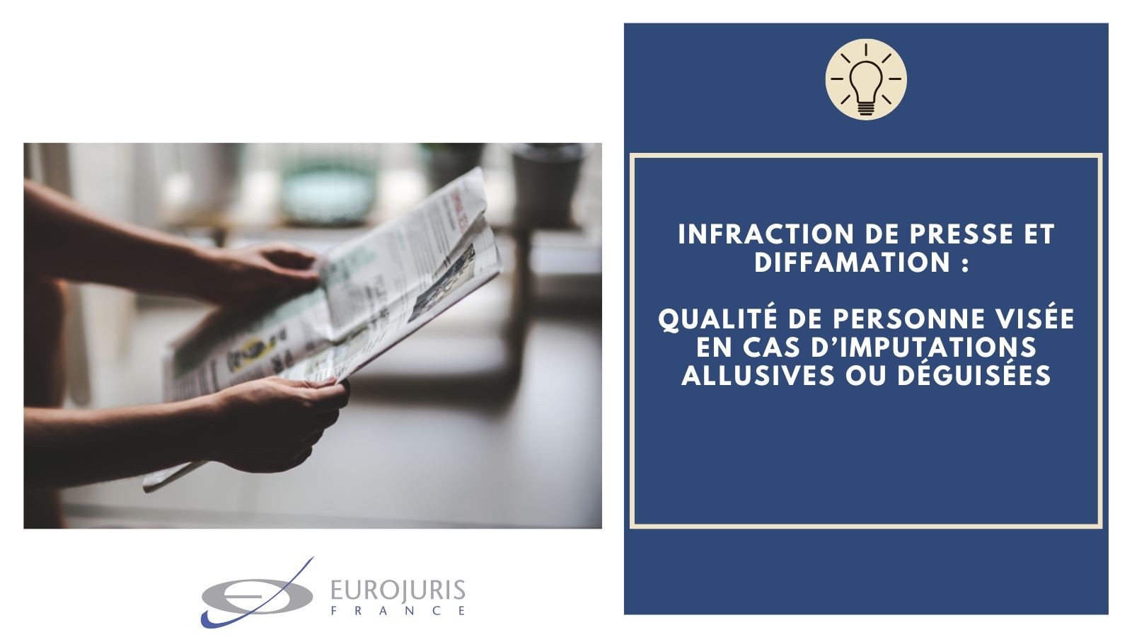 Infraction de presse et diffamation