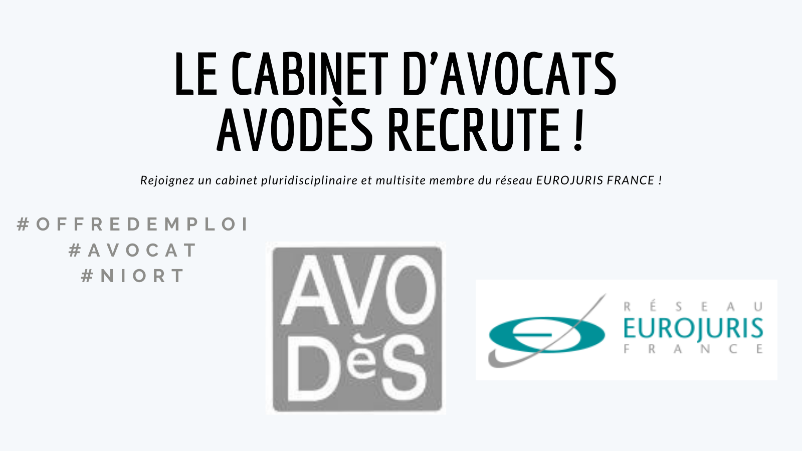 Offre d'emploi Avocat Niort