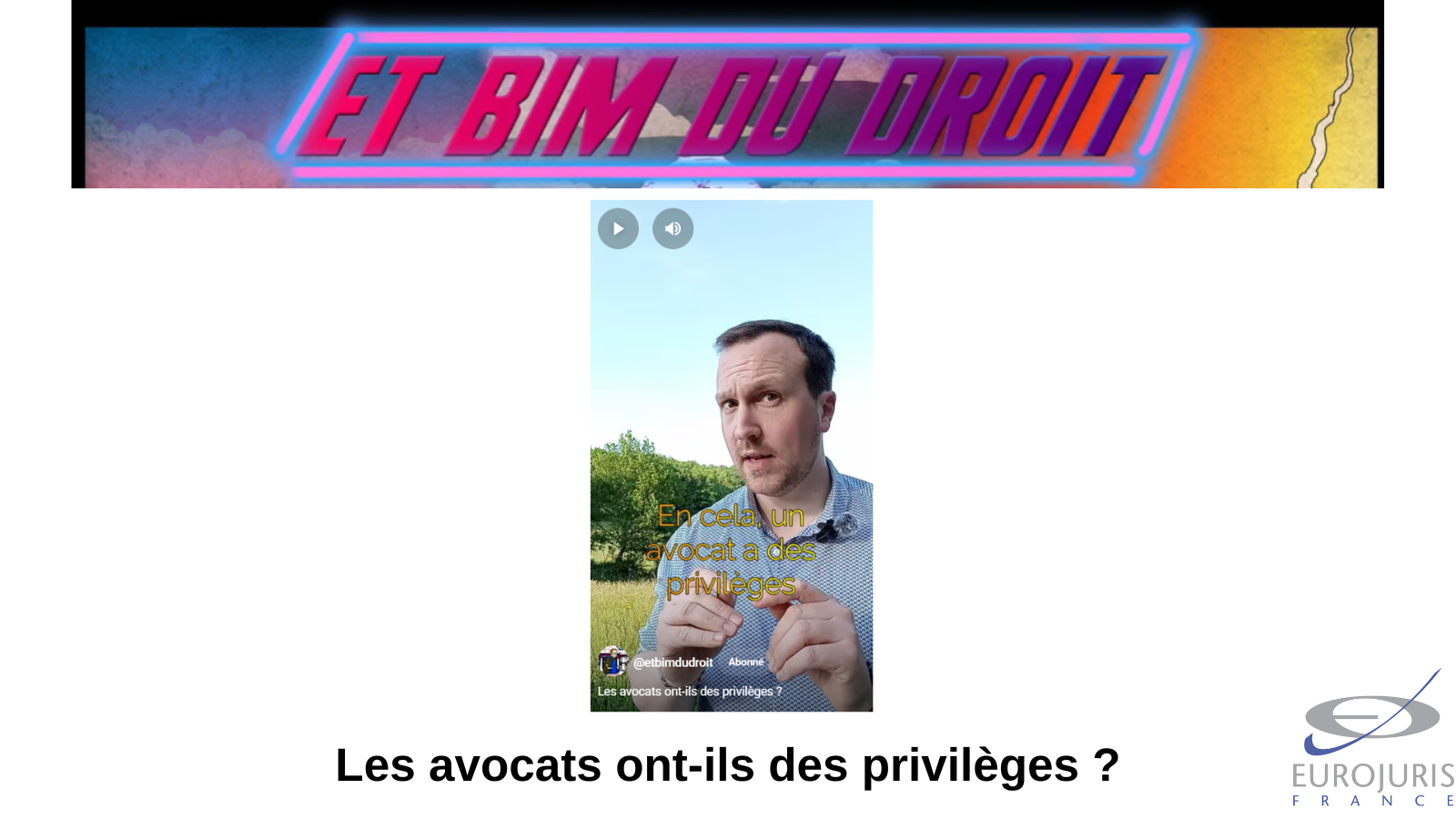 Privilèges avocats