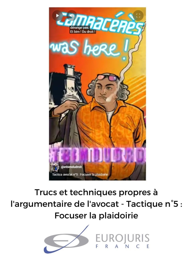 Tactique avocat Focuser la plaidoirie