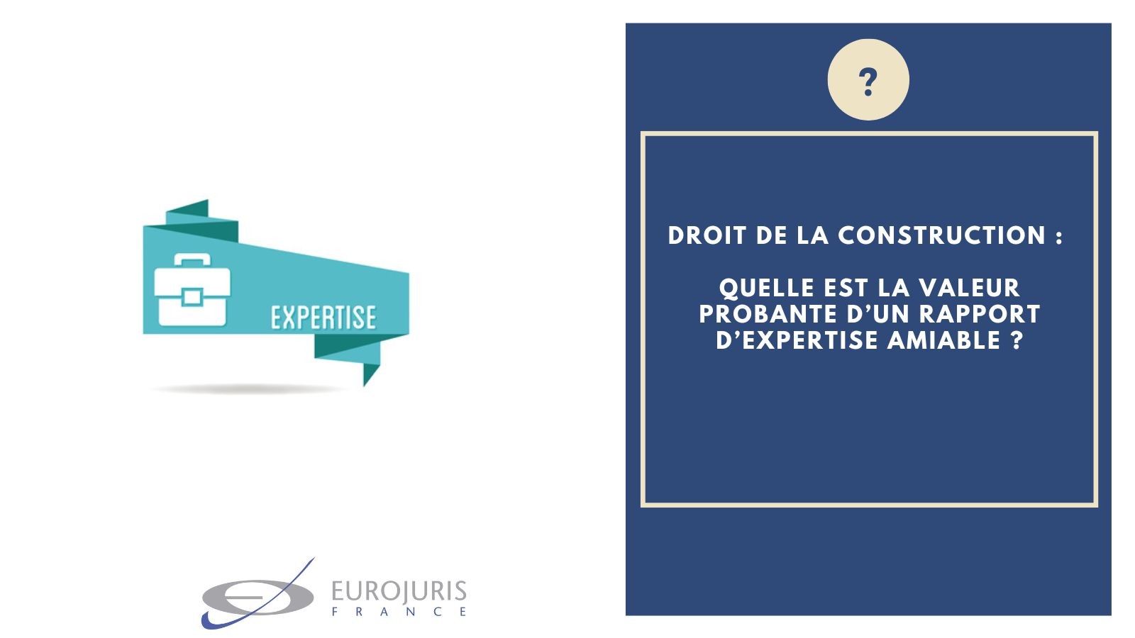 Rapport expertise amiable